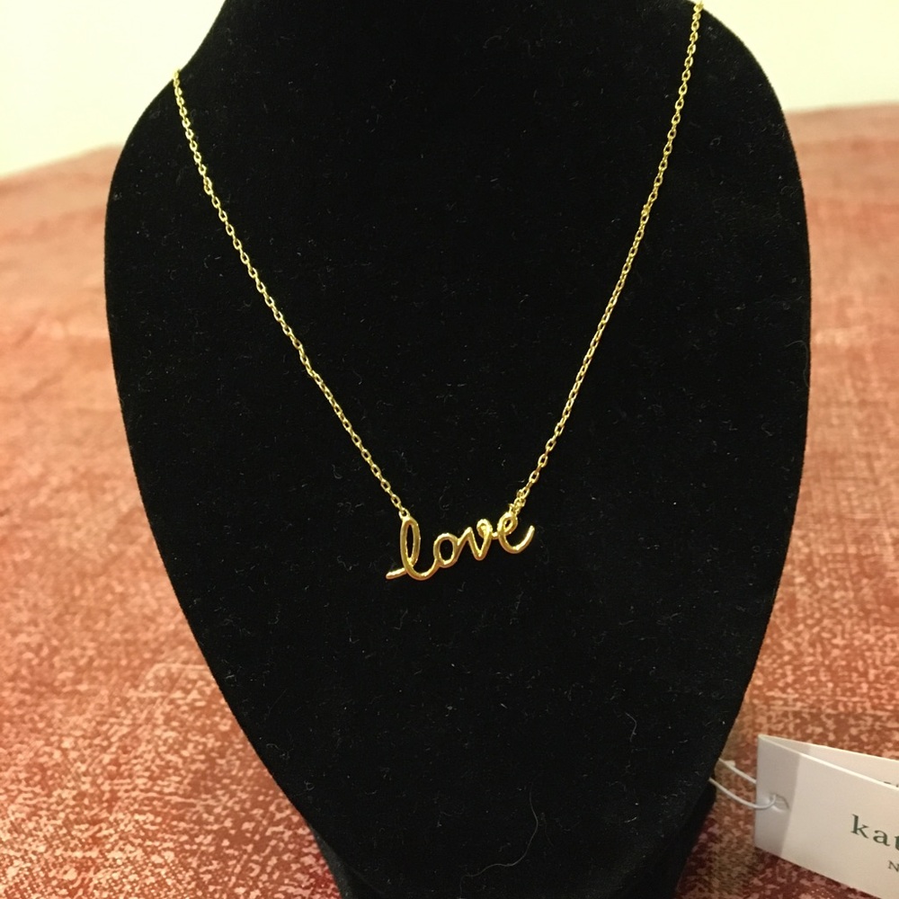 NWT Kate Spade ♠️ LOVE Necklace
